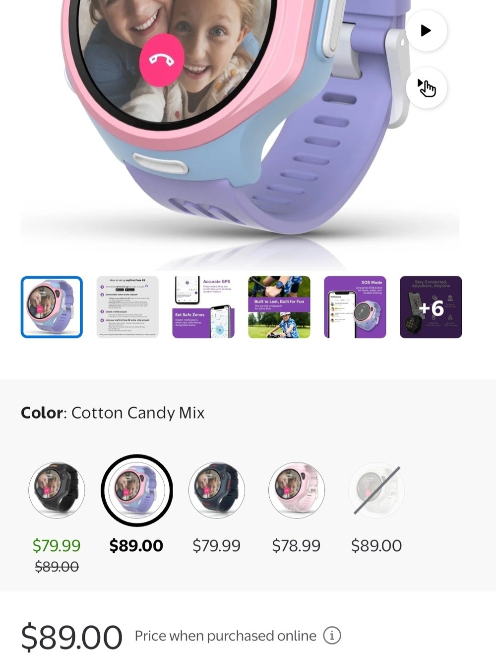 Ultimate Smartwatch Bundle - Purple and Pink Kids Watch - Picture 7 of 14